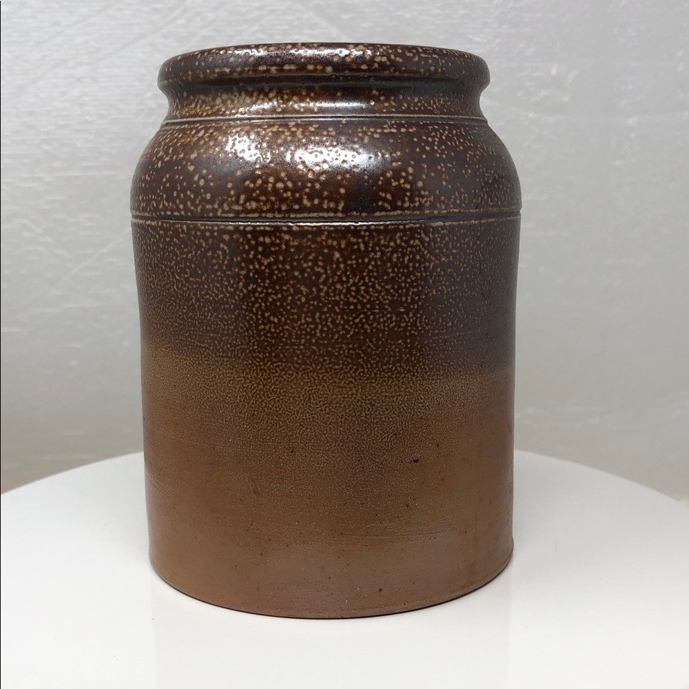 Vintage Salt Glazed Stoneware Jar 5” - Picture 3 of 11